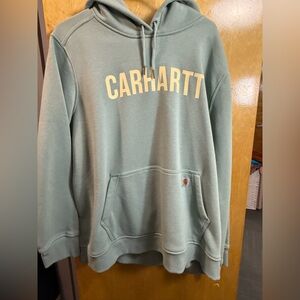 Carhartt Sage Green Relaxed Fit Hoodie